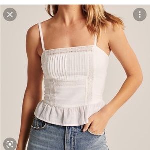 Abercrombie & Fitch Ruffle Hem cami